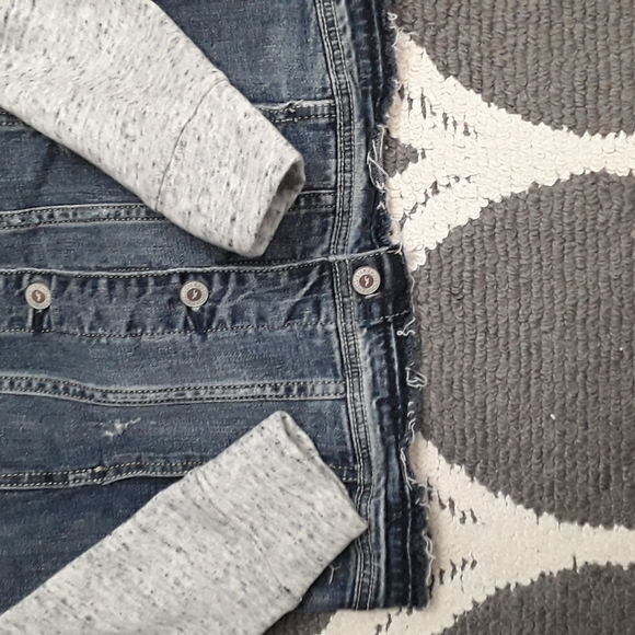 Hollister distressed jean jacket S - Picture 3 of 10